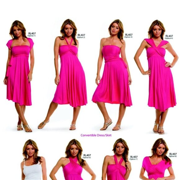 ELAN 8 Ways to wear one dress in Blue NWT - Picture 3 of 3